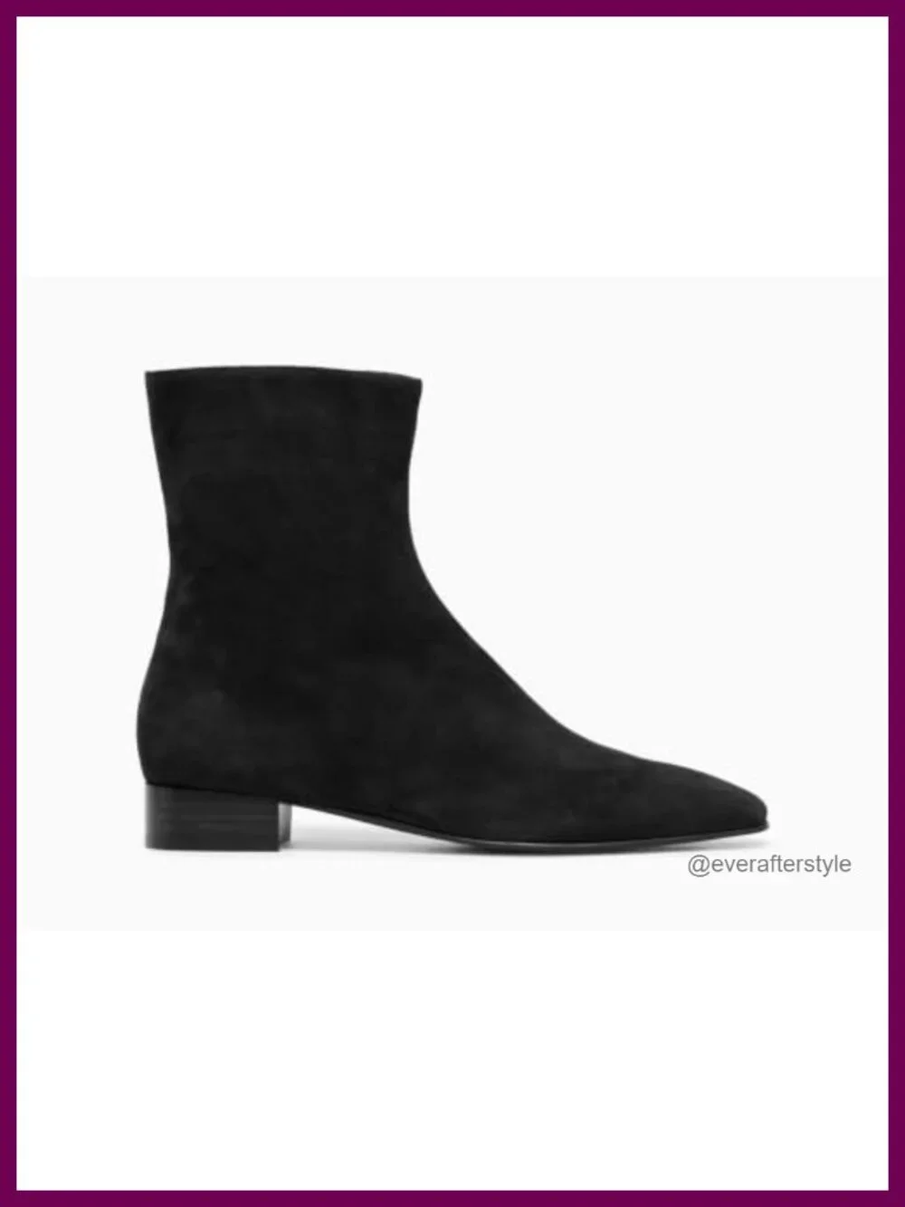 Womens Ankle Boots Chunky Low Heel Square Toe Zipper Dress Booties Faux Suede